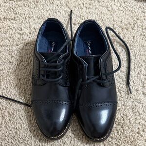 Black Leather Oxford Shoes